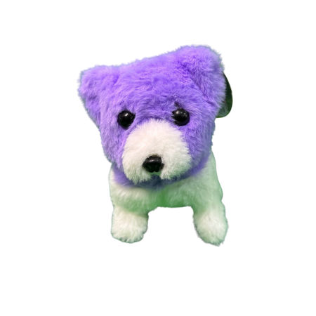 🐶💜 كلب ماشي ناعم لافندر – Walking Puppy Plush 💜🐾
